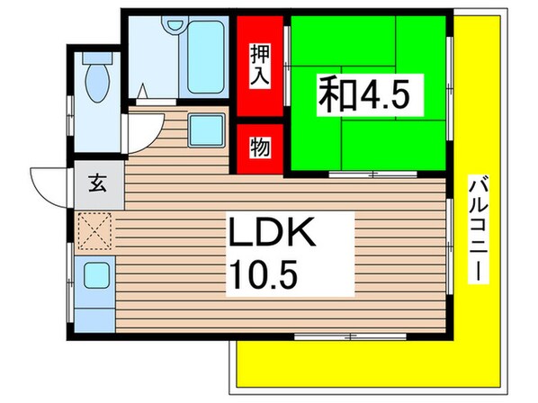 アリーザ武庫之荘の物件間取画像